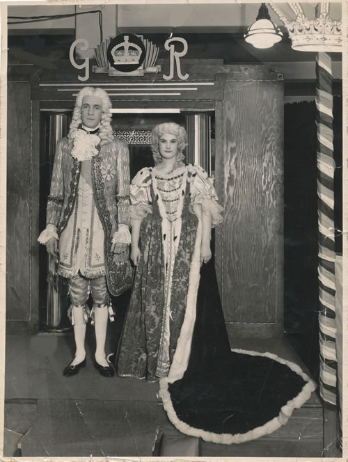 Harold Burgess in costume